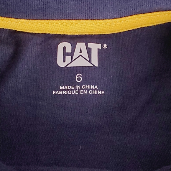 Caterpillar 2 Piece Set Boys Long Sleeve Shirt and Sweat Pants - Picture 3 of 12